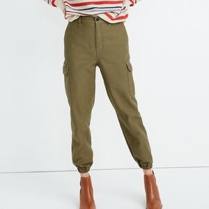 Madewell High-Rise Cargo Fatigue Pants